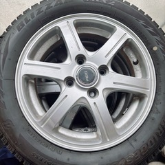 スタッドレス　4本セット　ブリザック　ブリヂストン　blizzak VRX2 155/65R14の画像
