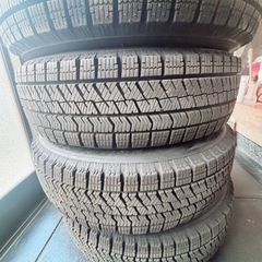 スタッドレス　4本セット　ブリザック　ブリヂストン　blizzak VRX2 155/65R14の画像