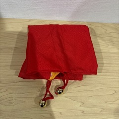 和柄の巾着袋　さくらの画像