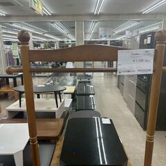 ★リユースのサカイ高崎店★TJ13770  ハンガーラック 茶 H164×D38×W74 クリーニング済みの画像
