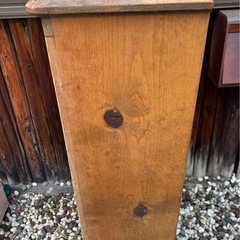 《値下げ》木製　下駄箱 靴 シューズ入れ 収納棚 【サイズ】約46×33×105cmの画像