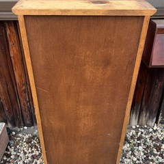 《値下げ》木製　下駄箱 靴 シューズ入れ 収納棚 【サイズ】約46×33×105cmの画像