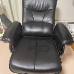 リクライニングチェア　オットマン付きの画像