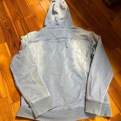 ヴィンテージ風 デニムフードジャケットの画像