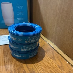 Angelcare らくらくおむつバケツ＋専用カセット3個の画像