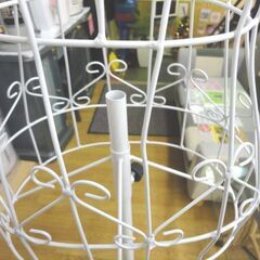 フレンチアイアントルソー マネキン ホワイト 高さ調整可能 高さ116～160cm ワイヤー 服飾 ディスプレイ フレンチトルソー 札幌 西岡店の画像