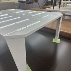 ★リユースのサカイ高崎店★TJ13772 (株)ニトリ 折りたたみテーブル 白 H31.5×D60×W90 クリーニング済みの画像