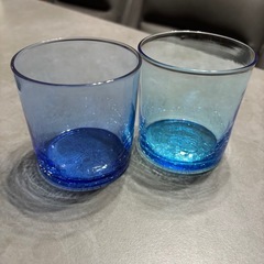琉球ガラス　コップの画像