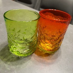 琉球ガラス　コップの画像