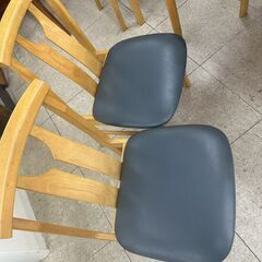 ★リユースのサカイ高崎店★TJ13774  4人掛けダイニングセット ライトブラウン H68×D74×W119 クリーニング済みの画像