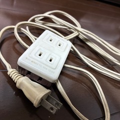 三口 延長コードの画像