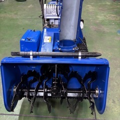 ヤマハ 青の除雪機　YT660EDJ　整備・動作確認済み。青森県内ご自宅まで無料配達可能です！の画像