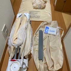 カトージ プレイヤード ベビーベッド 折りたたみの画像