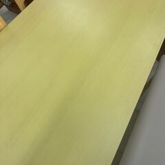 ★リユースのサカイ高崎店★TJ13776 (株)ニトリ 4人掛けダイニングセット ライトブラウン H90×D78×W120 クリーニング済みの画像