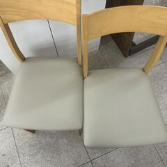 ★リユースのサカイ高崎店★TJ13776 (株)ニトリ 4人掛けダイニングセット ライトブラウン H90×D78×W120 クリーニング済みの画像