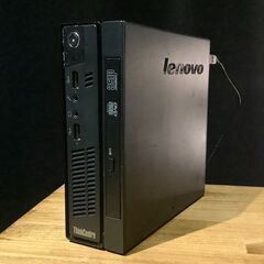 【一宮でWindows10搭載機！デスクトップPC　デュアルコアCPU Lenovo ThinkCentre Tniy】一宮市にパソコンMr.Carnival（ミスカニ）です！PC修理・販売【PayPay&各種クレジット使えます！】受け渡しは店舗にて(^^)/【デスクトップパソコン intel Core i5 3470T/RAM8GB/ SSD120GB】の画像