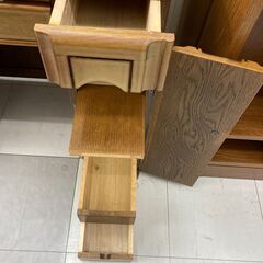 ★リユースのサカイ千葉中央店★  ドレッサー 茶系 H163×D42×W76 クリーニング済み TC5881の画像