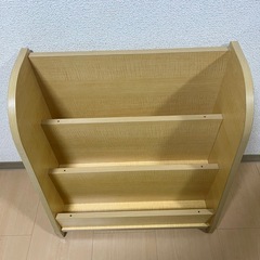 絵本棚 マガジンラック 本棚 ブックスタンドの画像