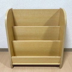絵本棚 マガジンラック 本棚 ブックスタンドの画像