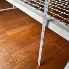 配達可【シングルベッドマットレス+フレーム付き】【管理番号1221】野の画像