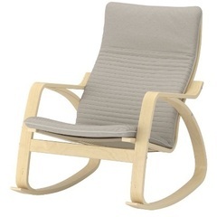 美品【IKEA】ポエング　ゆらゆら椅子の画像