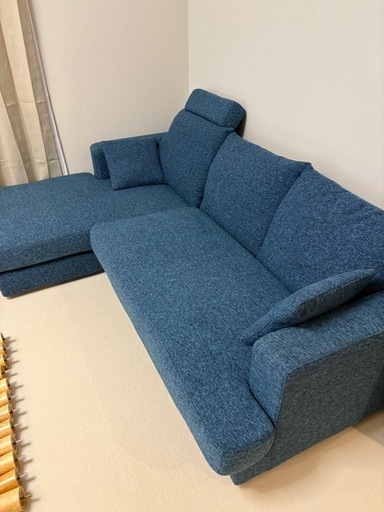 ①ソファ ネイビー