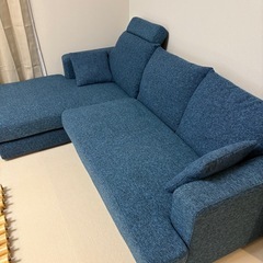 ①ソファ ネイビーの画像