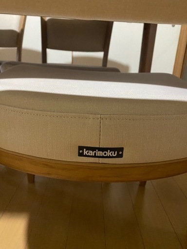 カリモクダイニングセット　テーブル　椅子