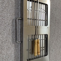 【新品】焚火台 バーベキュー 秒速組立 折りたたみ式 の画像