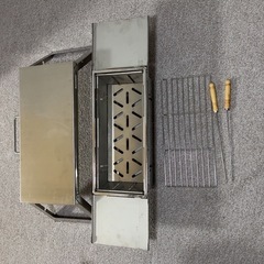 【新品】焚火台 バーベキュー 秒速組立 折りたたみ式 の画像