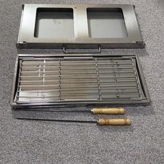 【新品】焚火台 バーベキュー 秒速組立 折りたたみ式 の画像