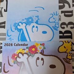 🐾2026 スヌーピーカレンダーの画像