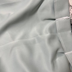 遮光カーテン　水色110✖️100の画像
