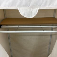 ★リユースのサカイ千葉中央店★  衣類収納 白系 H162×D50×W77 クリーニング済み TC5884の画像