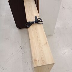 リユースのサカイ栃木店★ジモティ割あり★  キッチンラック ベージュ W97×D15×H66 クリーニング済み TC12091の画像