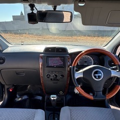 ダイハツ　ミラ　アブイー❗️柿本マフラー　社外ナビ　ワンセグTVの画像