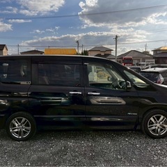 【ファミリーカー】日産セレナ　人気のファミリータイプ　カラーブラック　両側パワースライド　各種保証ご用意の画像