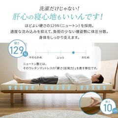 【受け渡し予定者決定】折り畳みウレタンマットレスの画像
