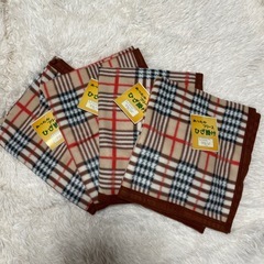 【新品未使用】膝掛け　ブランケット　サイズ70cm×120cm 4枚セット販売の画像