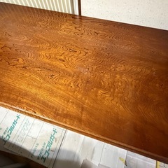 【無料】6人掛けダイニングテーブル ブラウンの画像