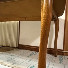 【無料】6人掛けダイニングテーブル ブラウンの画像