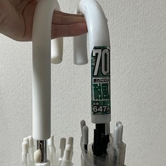 ビニール傘2本の画像