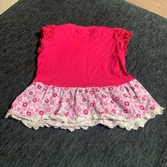 ミキハウス フラワープリント 半袖ワンピース 70
の画像