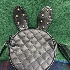 Rabbit bag kids ブラック かばん ショルダーバッグ　
の画像