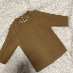 グローバルワークス　フード取外し可能　2WAY 100 女の子　ベージュの画像