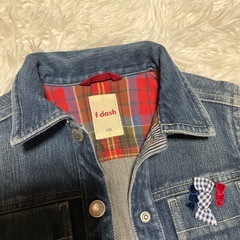 ファミリアfdash デニムジャケット　Gジャン　120 女の子の画像