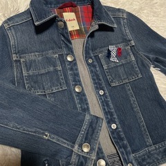 ファミリアfdash デニムジャケット　Gジャン　120 女の子の画像