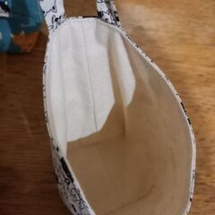 ⚠️0円出品⚠️布バスケット2つ②(ハンドメイドの物)(猫柄)の画像