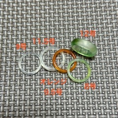 選べるクリスマスプレゼント☆指輪リング☆クリスタルガラス、メノウなどの画像