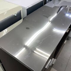 ★リユースのサカイ千葉中央店★  レンジ台 茶系 H80×D45×W120 クリーニング済み TC5889の画像